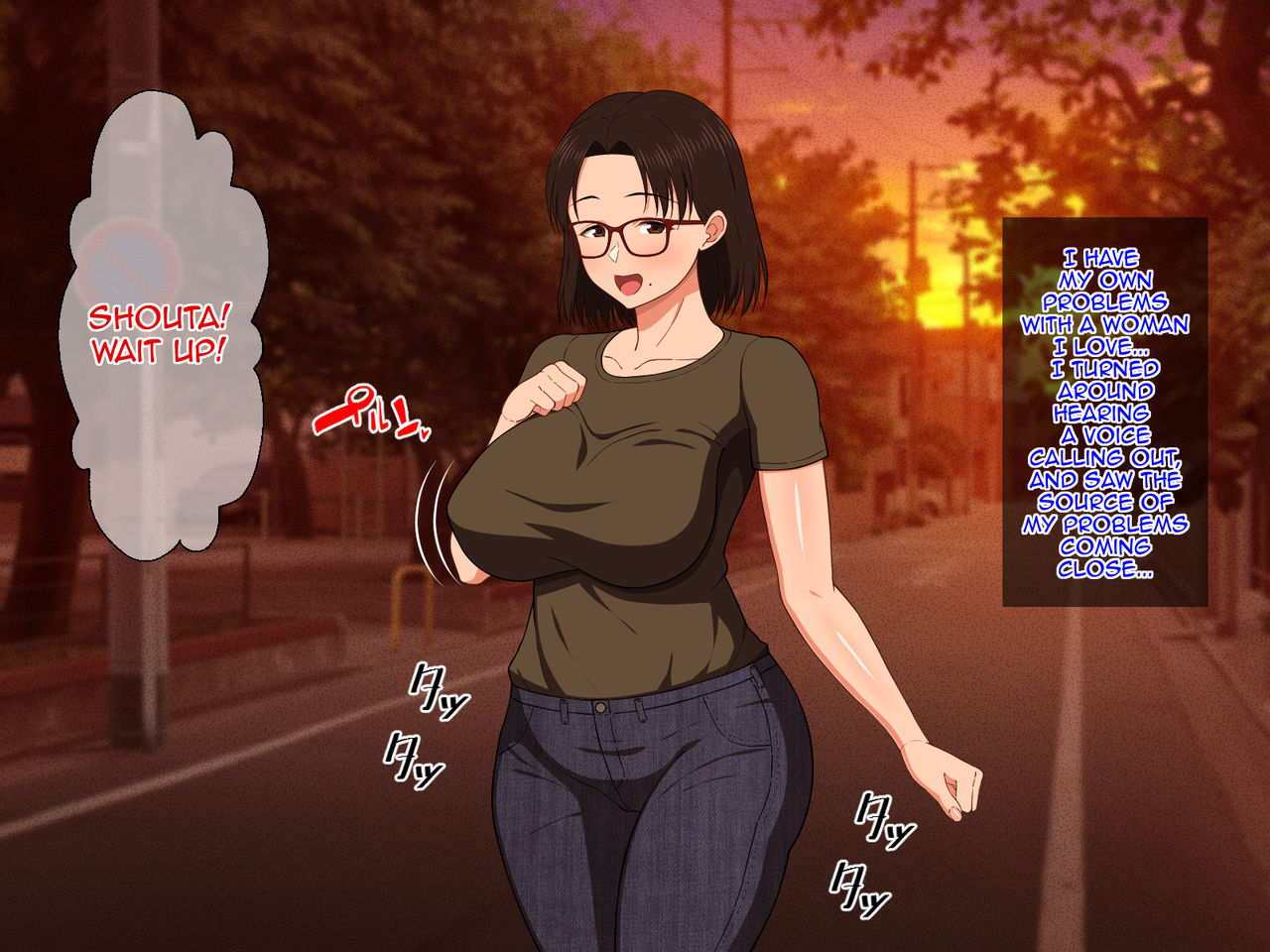 Megane Kyonyuu na Okaa-san to Yojouhan de Noukou Sex | Passionate Sex with a Busty Mother with Glasses in a Small Room page 3 full