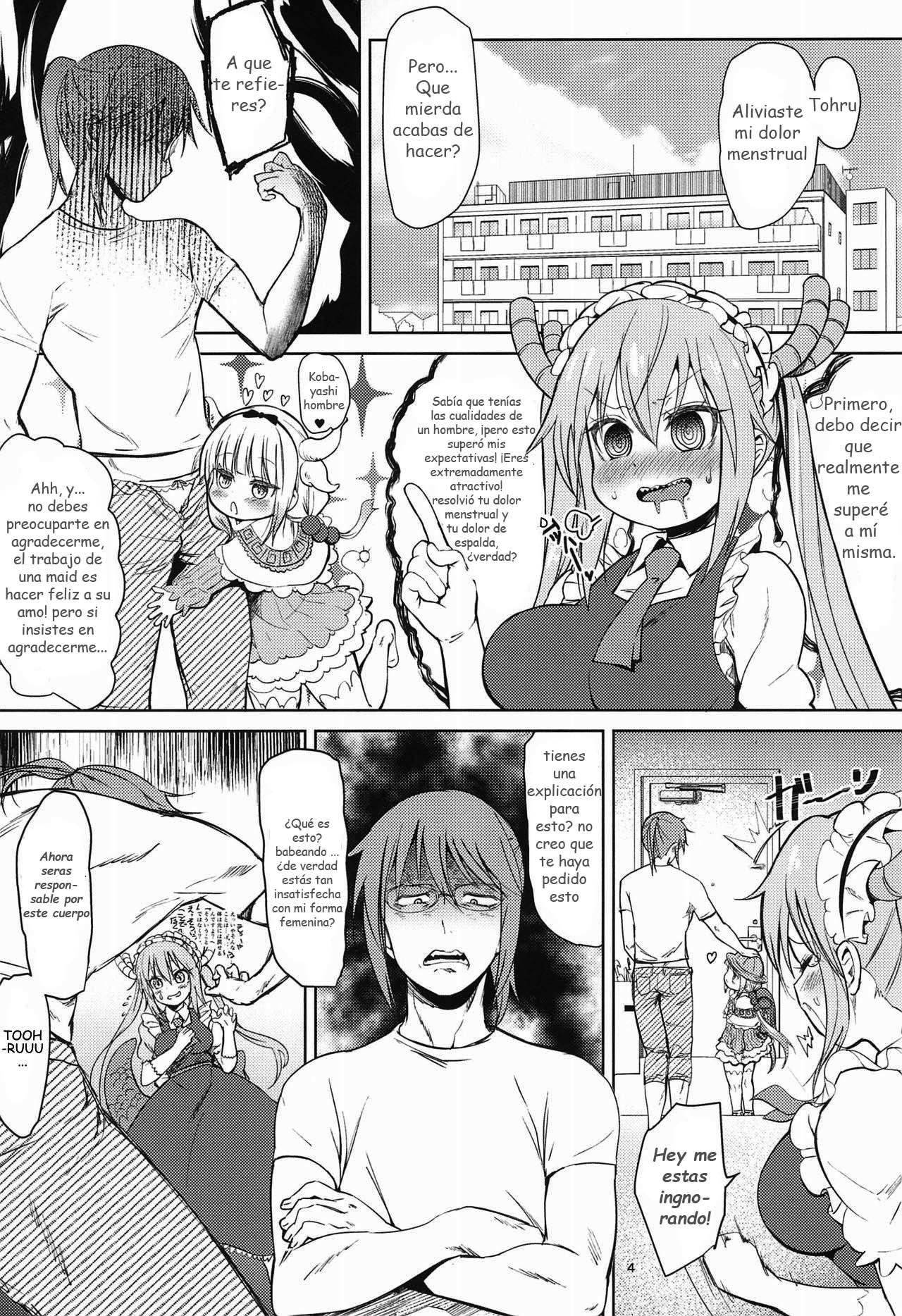 Kobayashi-san-chinpo no Maid Dragon | El Pene de Kobayashi-san page 3 full