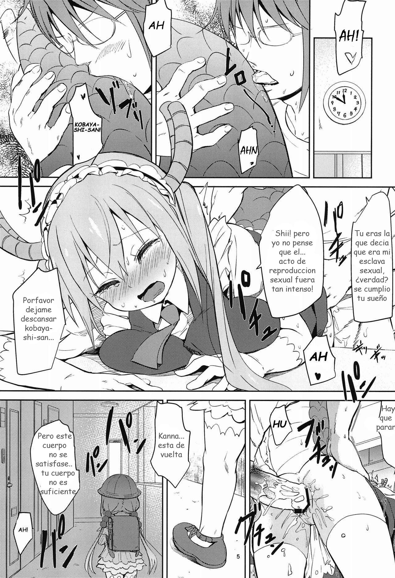 Kobayashi-san-chinpo no Maid Dragon | El Pene de Kobayashi-san page 4 full