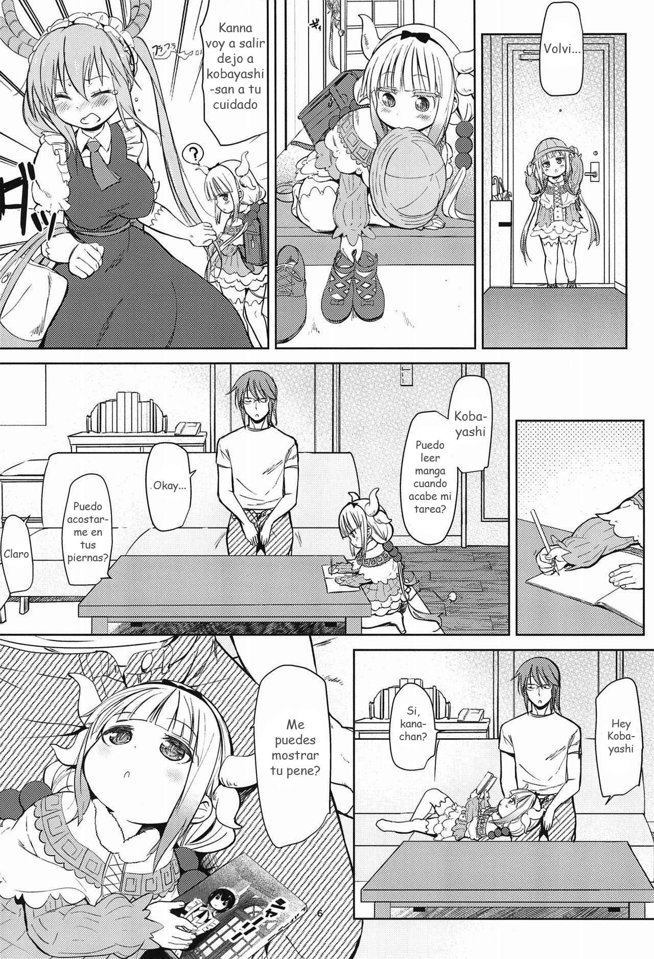 Kobayashi-san-chinpo no Maid Dragon | El Pene de Kobayashi-san page 5 full