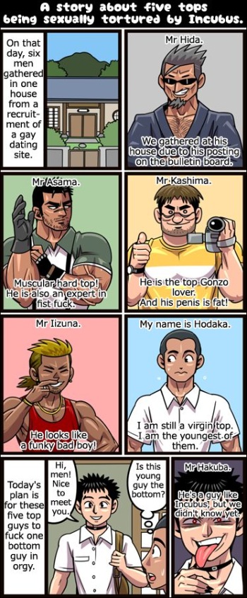 A Story About Five Tops Being Sexually Tortured by Incubus cover