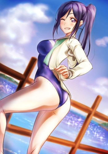 Kanan Senpai to Kyouei Mizugi de cover