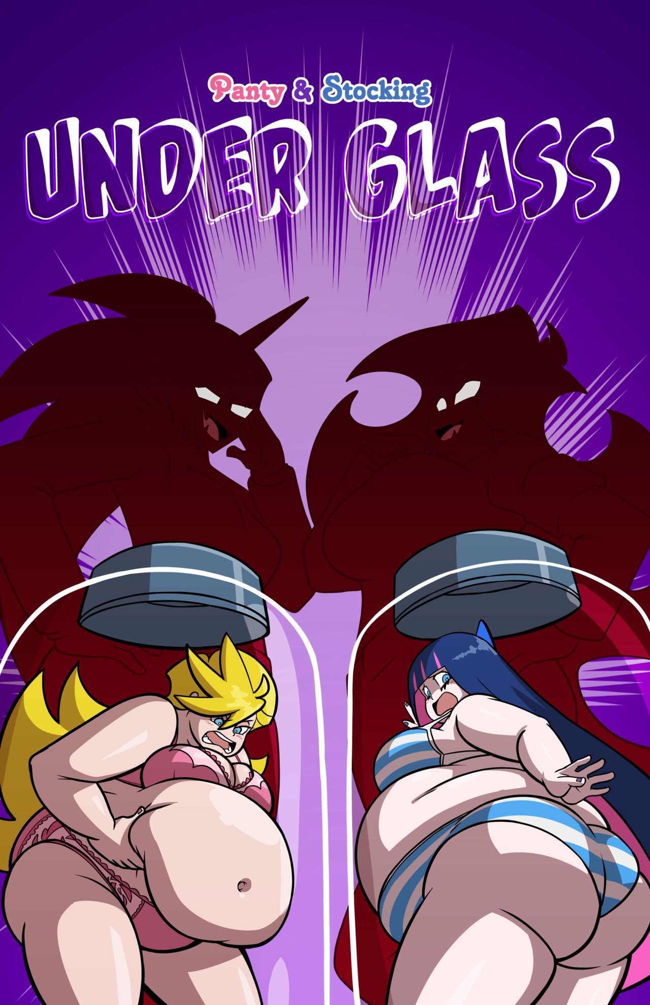 Panty &amp; Stocking Under Glass page 1 full