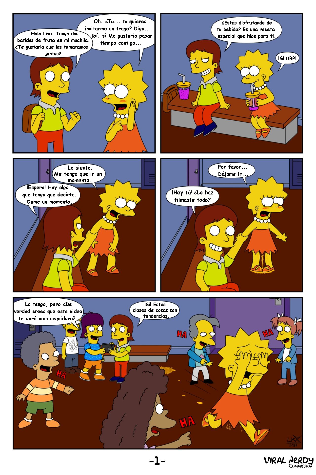 Simpsons xxx - Nerd viral page 2 full