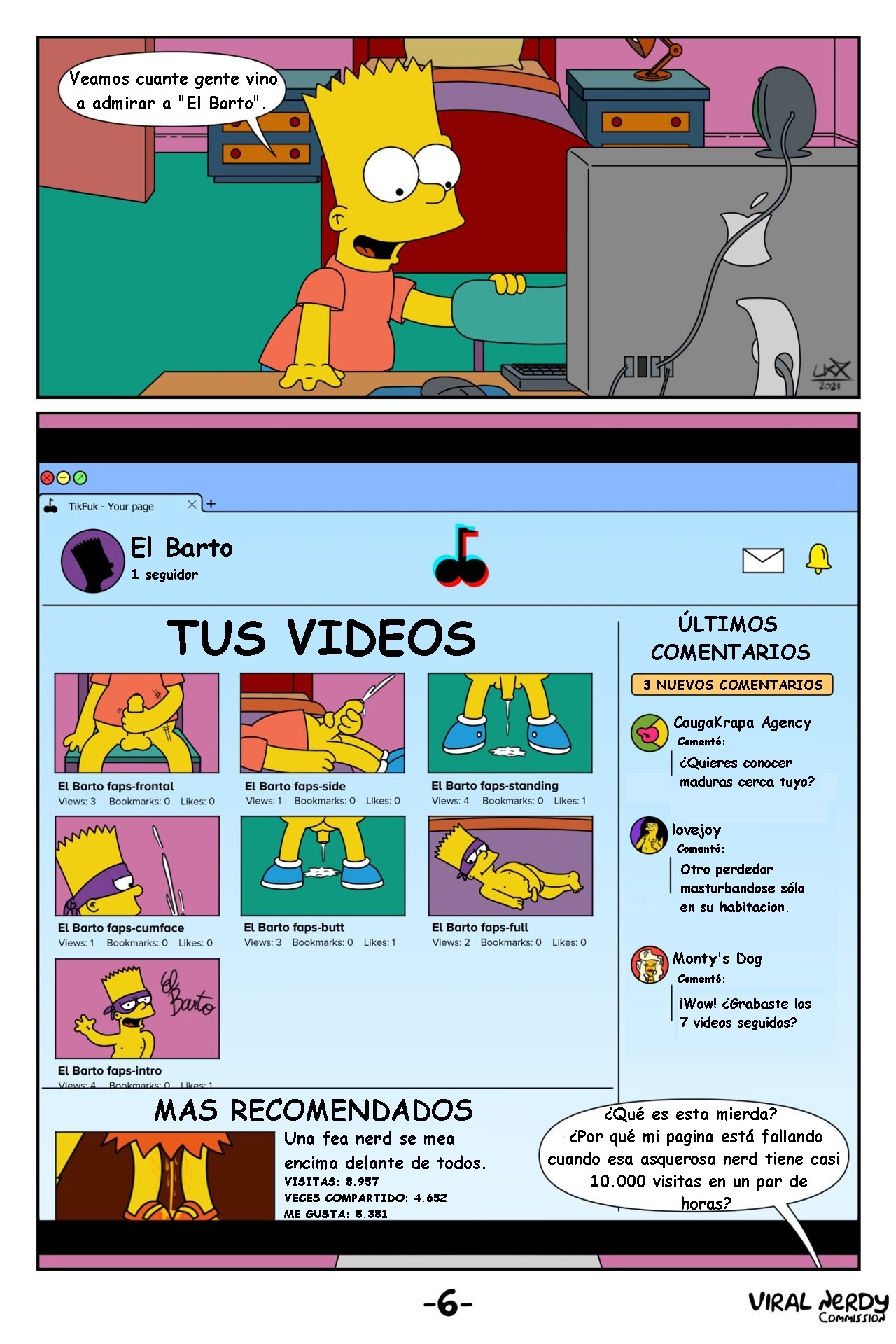 Simpsons xxx - Nerd viral page 7 full
