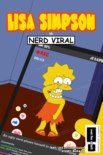 Simpsons xxx - Nerd viral cover