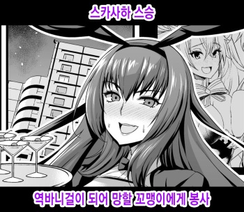 Scathach Shishou, Gyaku Bunny Sugata de Kusogaki ni Houshi Suru | 스카사하 스승, 역바니걸이 되어 망할 꼬맹이에게 봉사 cover