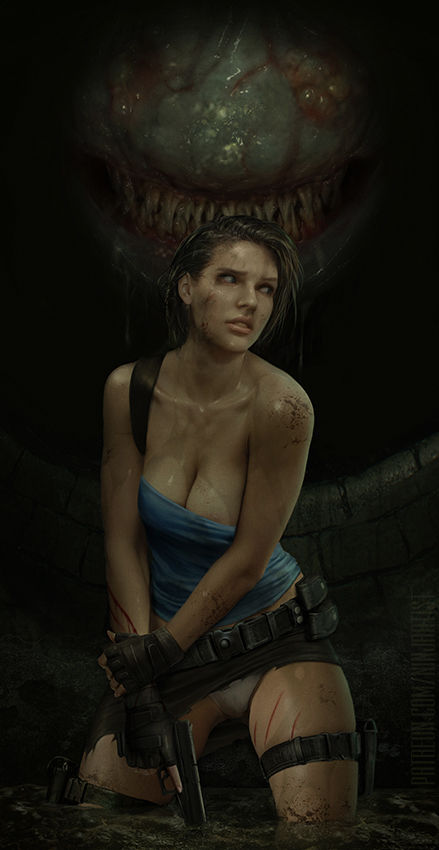 Jill Valentine and Hunter Gamma page 1 full