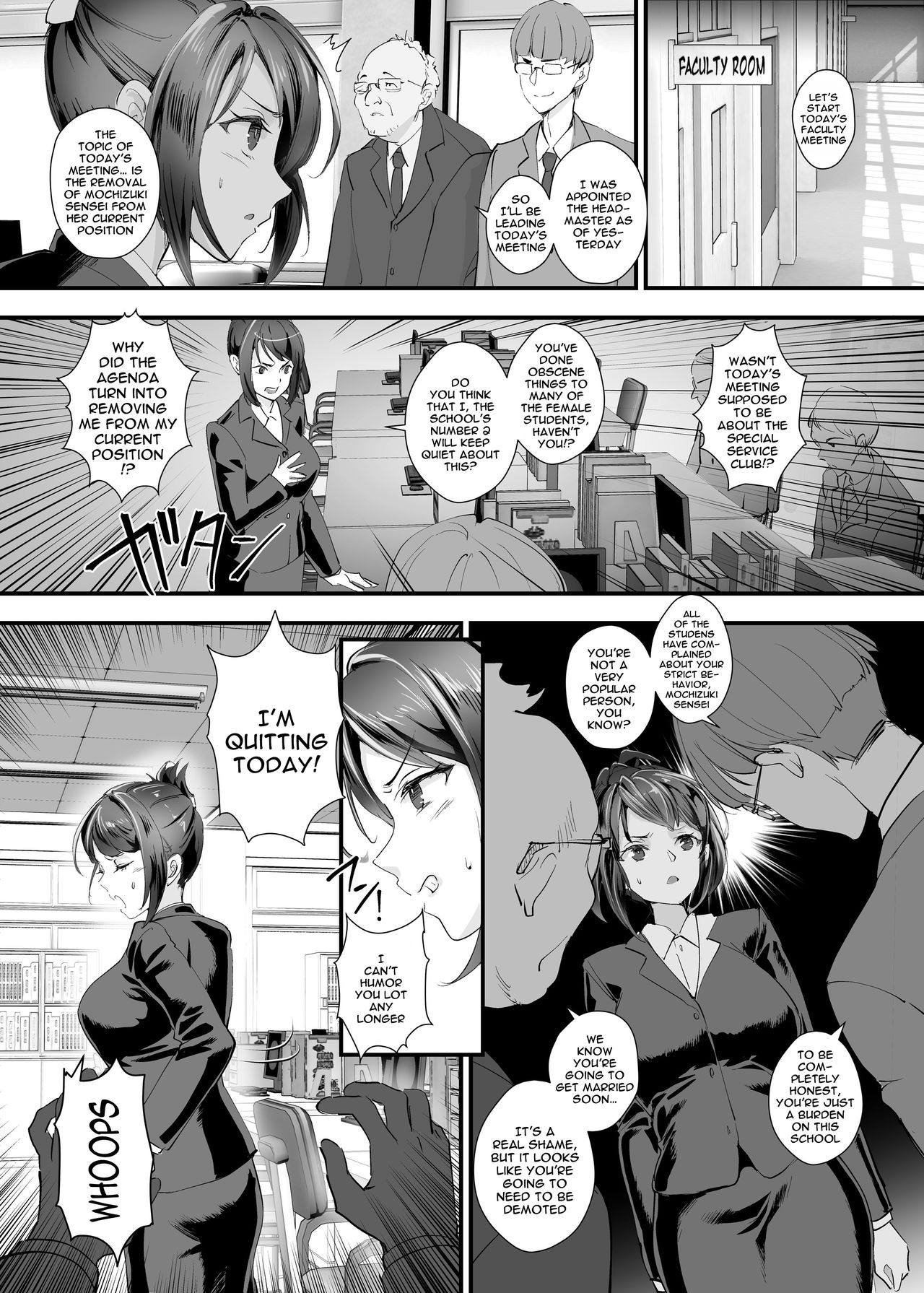 Fukushuu!! Tenraku Gakuen no Nikubin Hime 3!! ~Jokyoushi Seisai Hen~ | Revenge!! The Slutty Princess Of The Fallen Academy!! 3 page 3 full