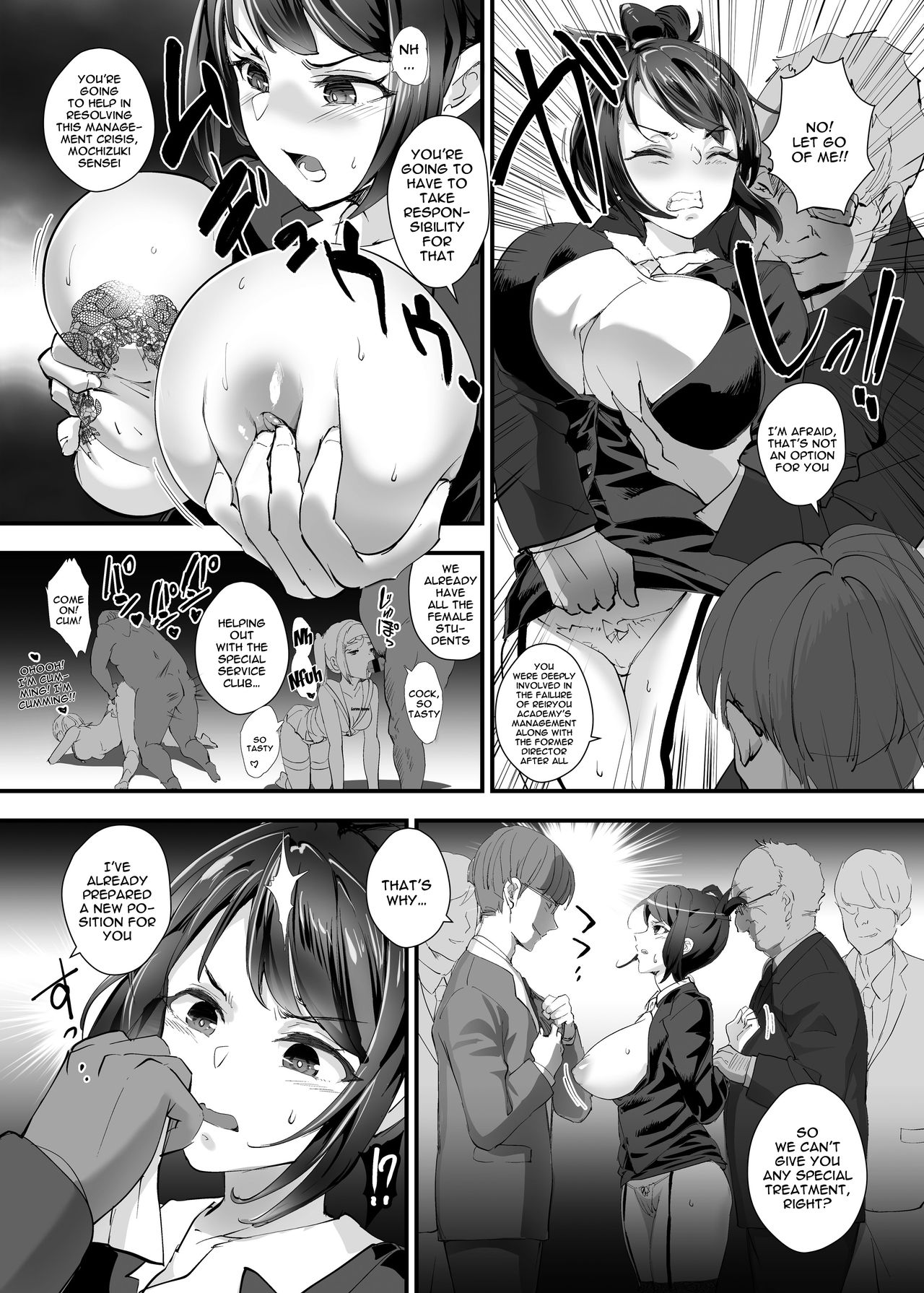 Fukushuu!! Tenraku Gakuen no Nikubin Hime 3!! ~Jokyoushi Seisai Hen~ | Revenge!! The Slutty Princess Of The Fallen Academy!! 3 page 4 full