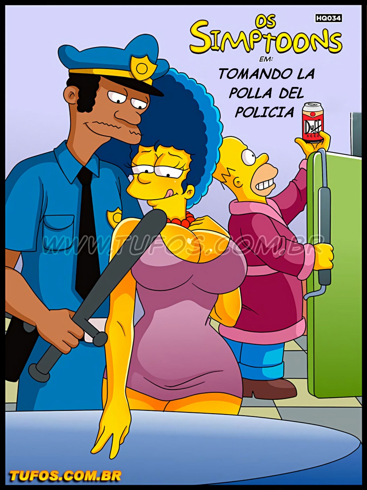 Simpsons xxx - Tomando la polla del policia page 1 full