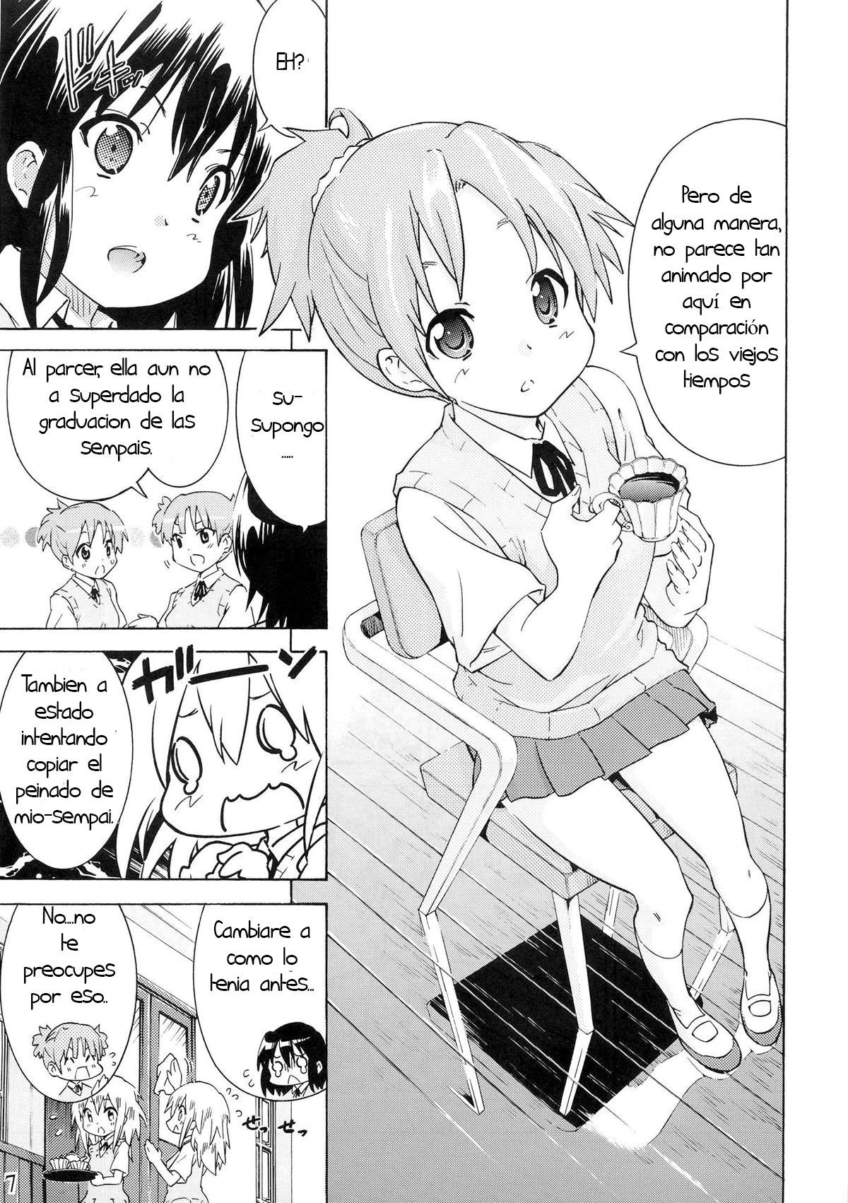 YURI-ON! #1 "Mesomeso Azunyan!" page 6 full