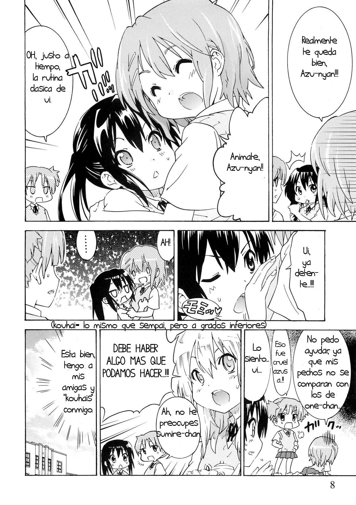 YURI-ON! #1 "Mesomeso Azunyan!" page 7 full
