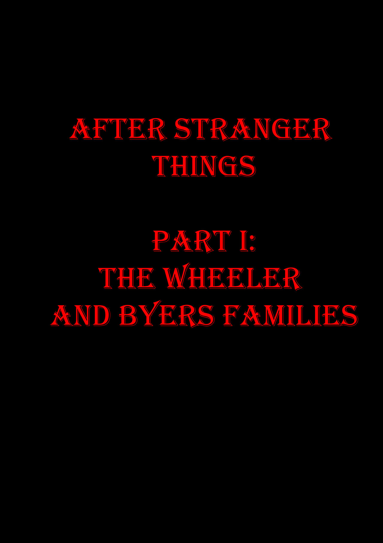After Stranger Things page 1 full