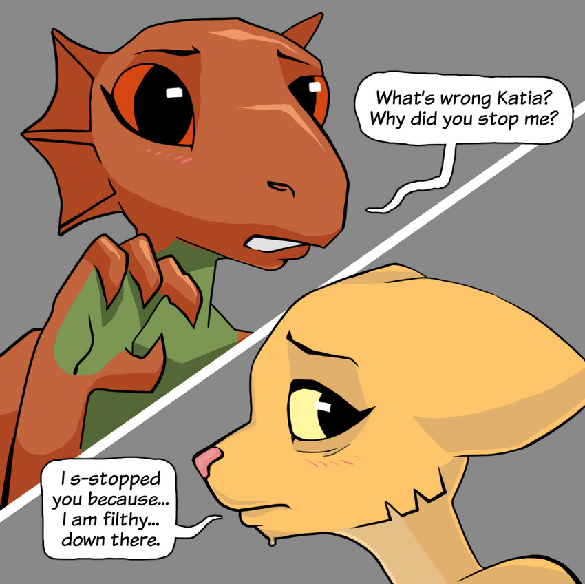 - PREQUEL / The adventures of Katia Managan - Katia and Quill-Weave: FILTHY page 6 full