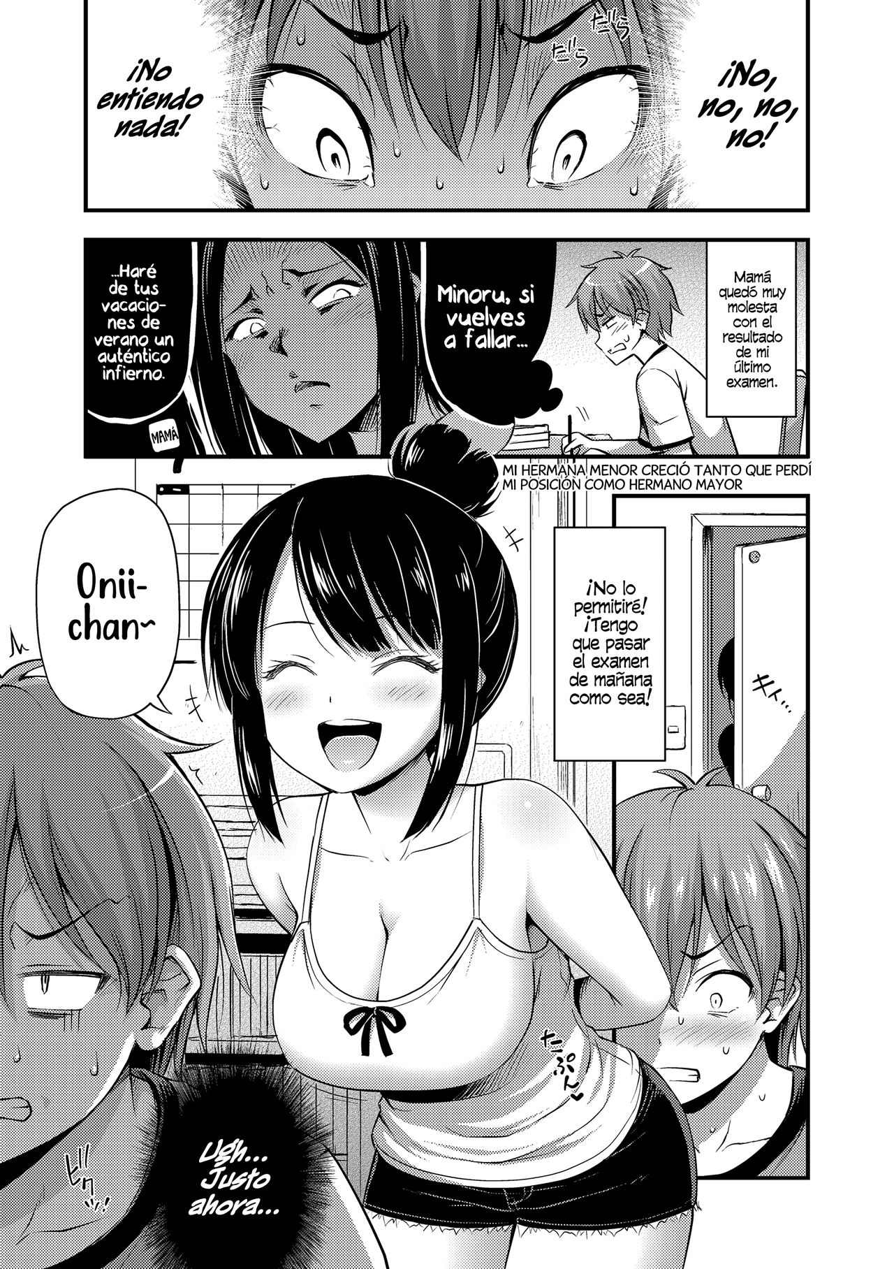 Imouto ga Sodachi Sugite Ani no Tachiba ga Nai | Mi hermana menor creció tanto que perdí mi posición como hermano mayor page 1 full