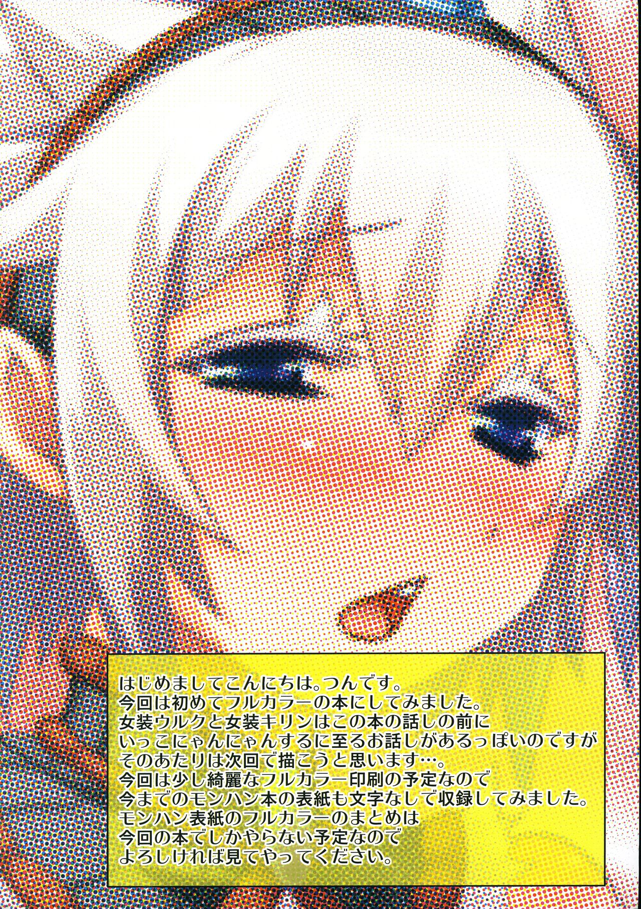 女装ウルク装備と女装キリン装備が男の娘同士でにゃんにゃんしちゃいました。 page 2 full