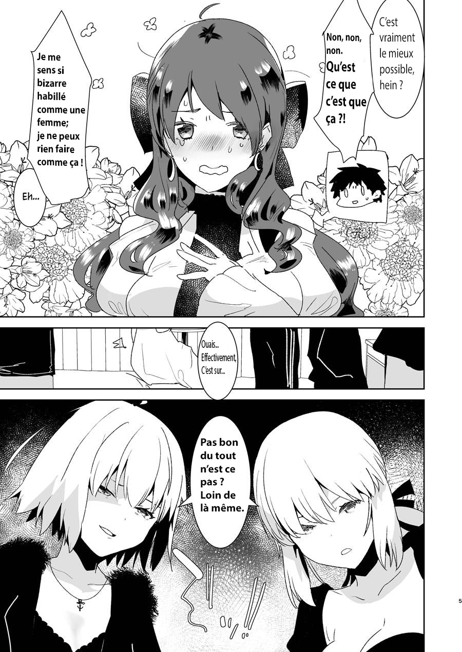 Futanari Alter-tachi ni Josou Shita Ore ga Okasareru Hanashi page 5 full