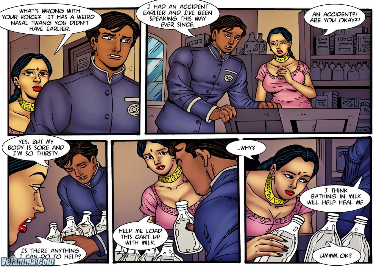 Velamma Dreams #5 page 8 full