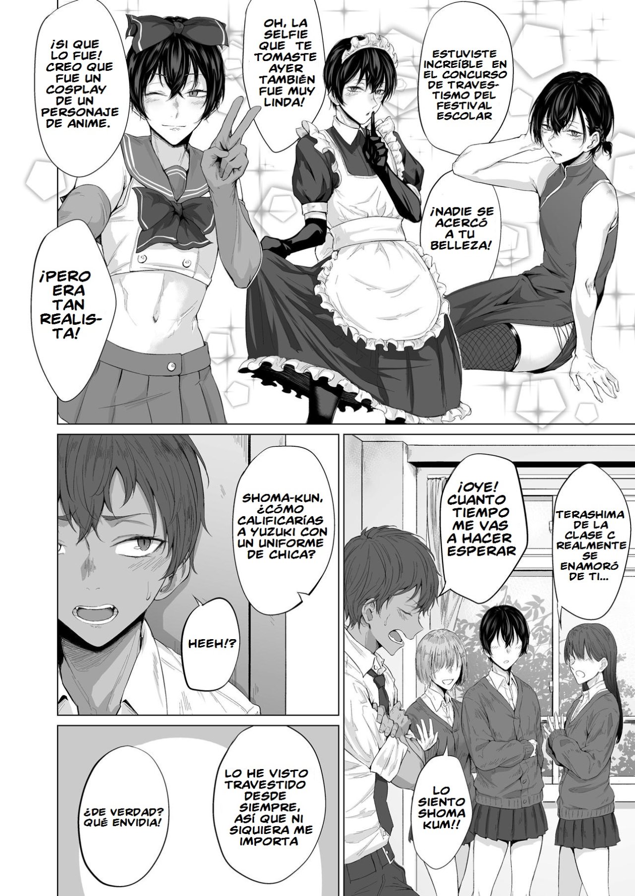 "Konna no, Mou Manko da yo..." Osananajimi no Gokubuto Chinpo de Josou Mesuiki o Oshiekomareta Boku | My Childhood Friend Made Me Cross-dress and Femgasm with his Thick Dick page 3 full