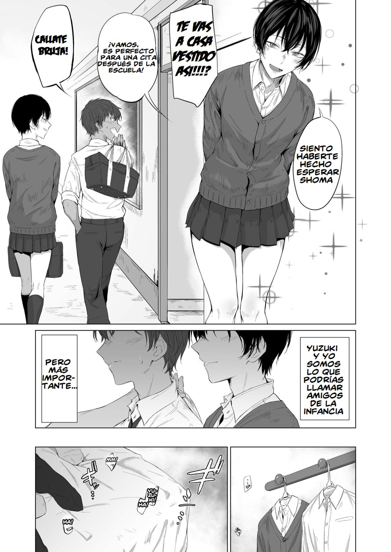 "Konna no, Mou Manko da yo..." Osananajimi no Gokubuto Chinpo de Josou Mesuiki o Oshiekomareta Boku | My Childhood Friend Made Me Cross-dress and Femgasm with his Thick Dick page 4 full