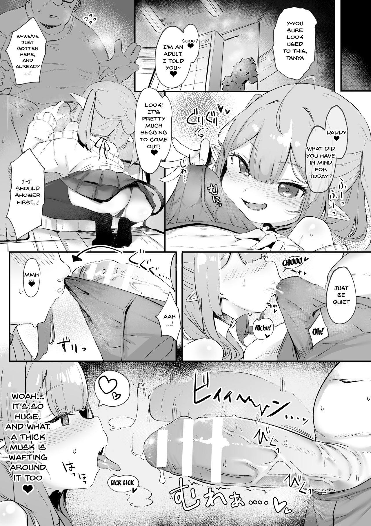 2D Comic Magazine Mesugaki Succubus Seisai Namaiki Aka-chan Heya o Wakarase-bou de Kousei Knock Vol. 1 | Punishing a Bratty Young Succubus Vol. 1 page 6 full