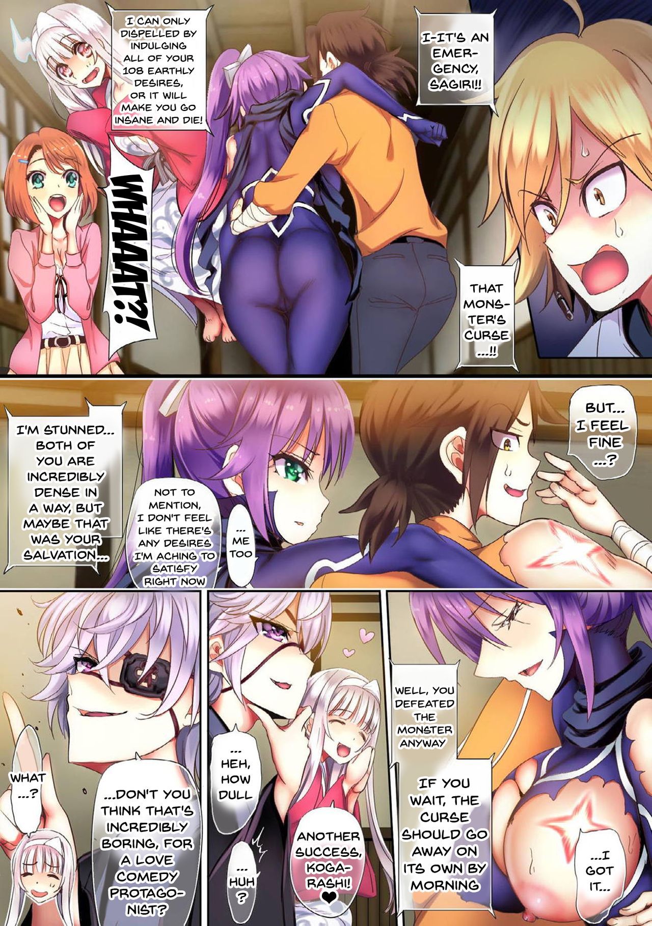 Harem Shujinkou ga Nakadashi Hyakuhappatsu Kimenakya Bokki Osamaranai!! | Unless This Harem Protagonist Can Cum 100 Times He Won't Be Able To Stop Being Hard!! page 4 full