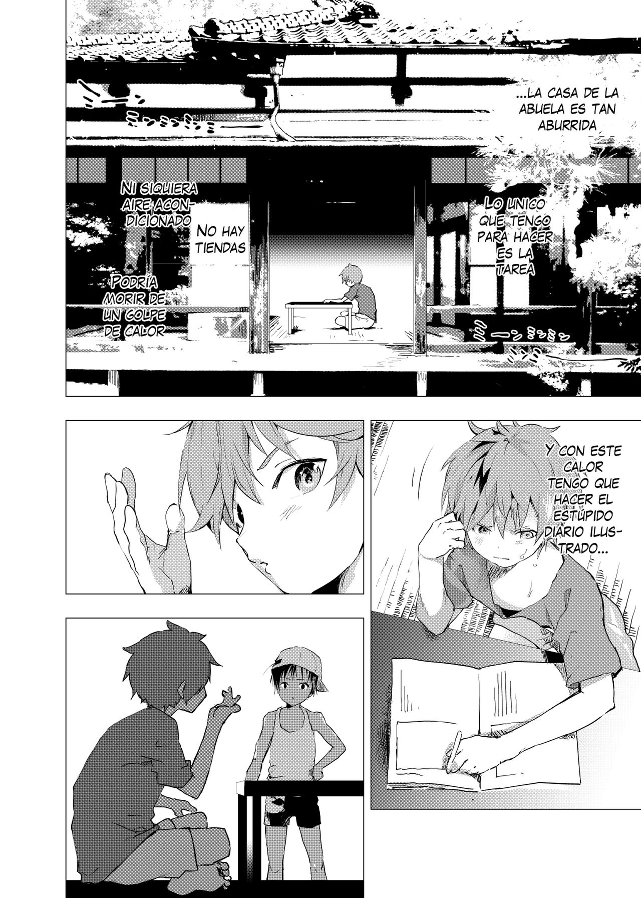 Inaka no Uke Shounen to Tokai no Seme Shounen no Ero Manga | Manga erótico de un chico uke del campo y un seme citadino page 2 full