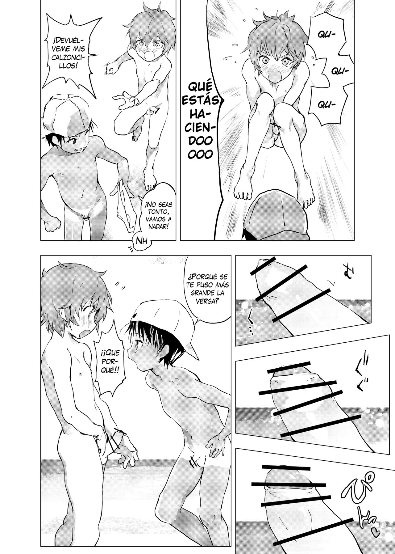 Inaka no Uke Shounen to Tokai no Seme Shounen no Ero Manga | Manga erótico de un chico uke del campo y un seme citadino page 8 full