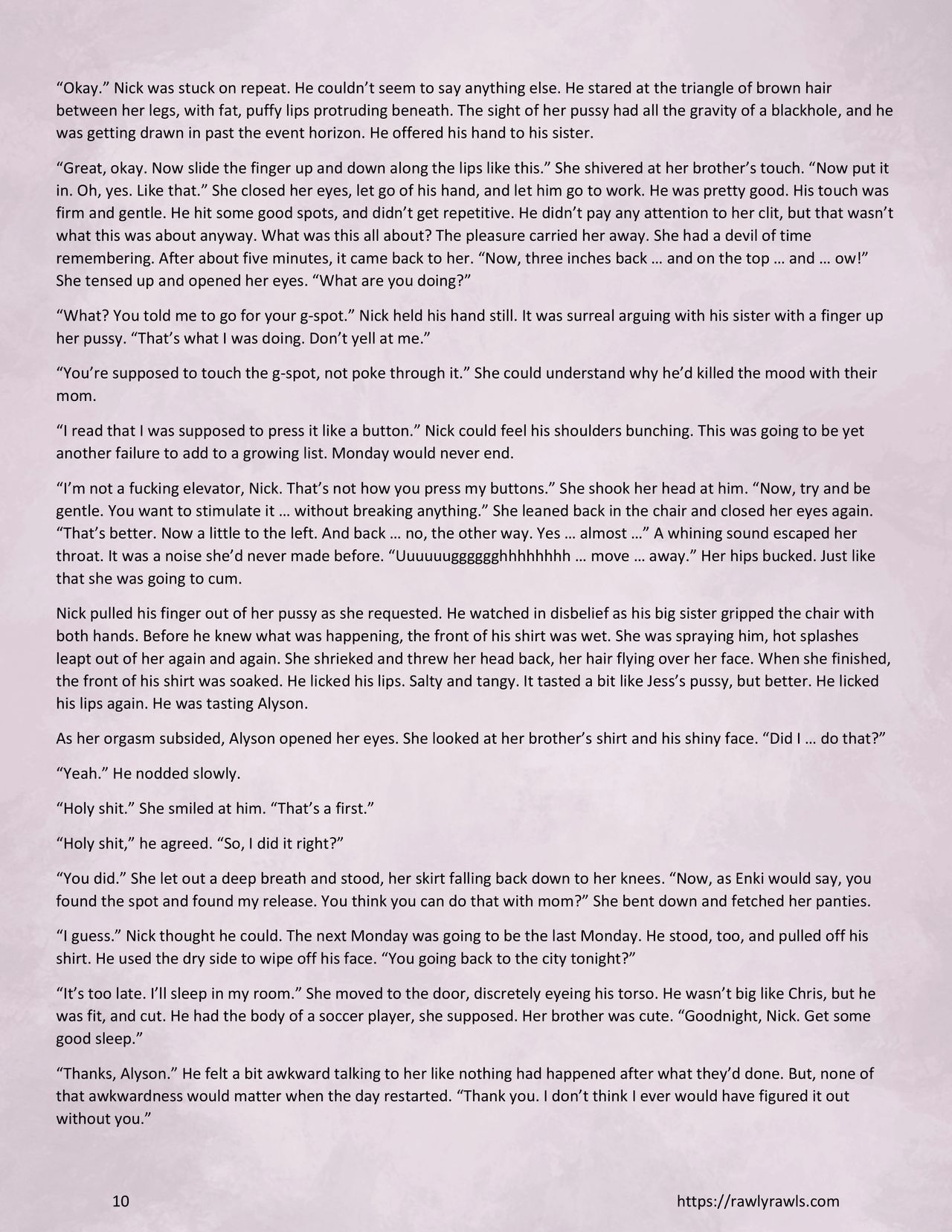 Enki's Puzzle Chapter 6: Rawly Rawls Fiction page 10 full