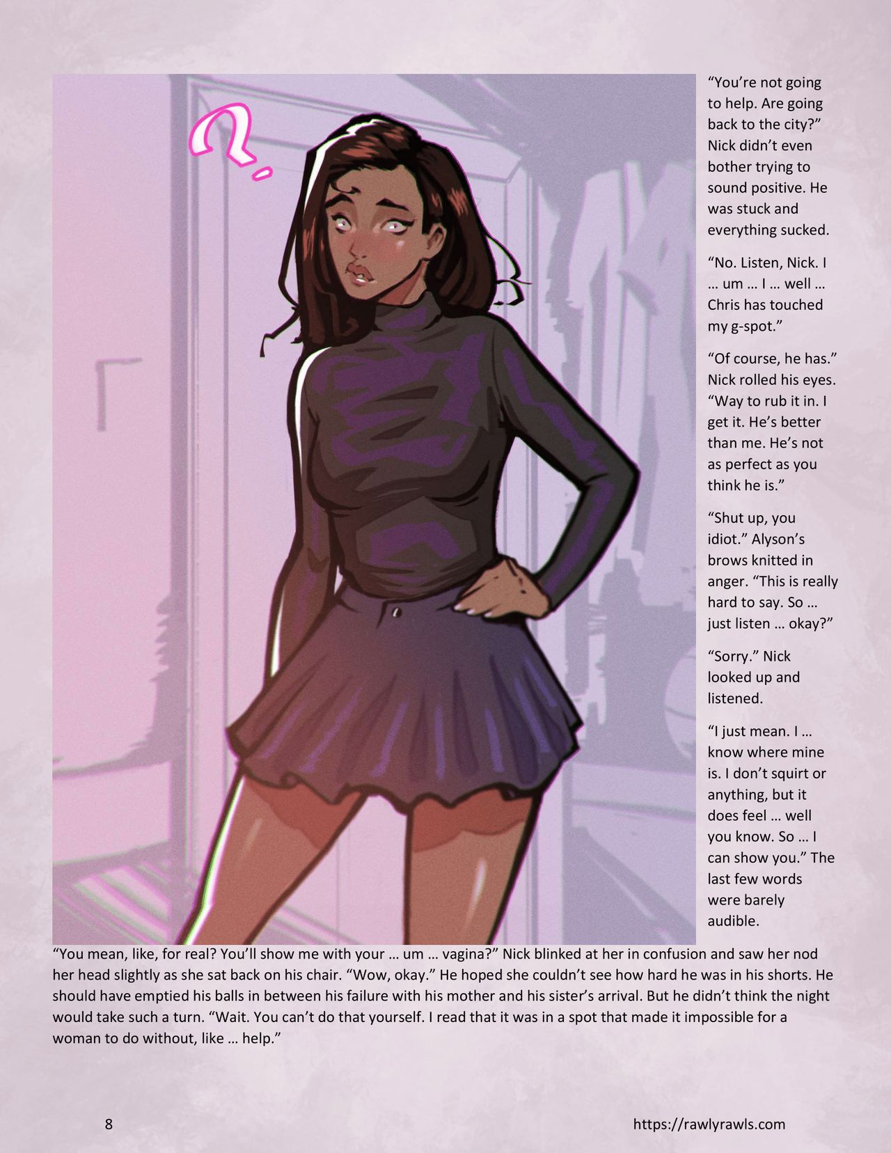 Enki's Puzzle Chapter 6: Rawly Rawls Fiction page 8 full