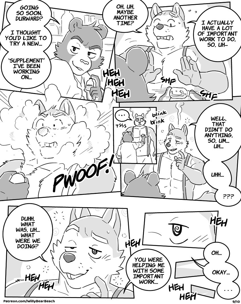 Willy the Alchemist in Tanuki Trickster page 9 full