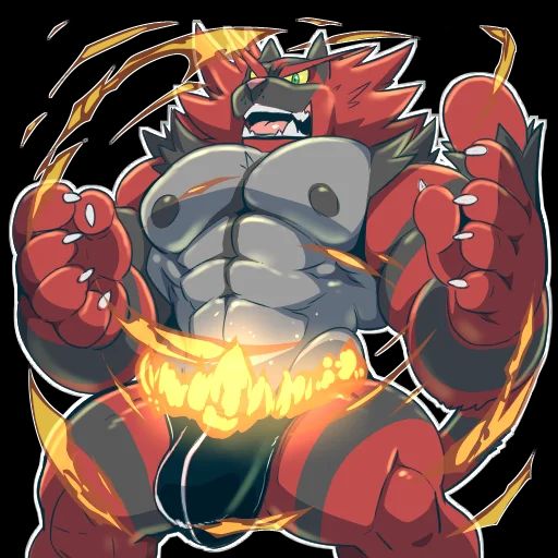Incineroar Telegram Stickers page 6 full