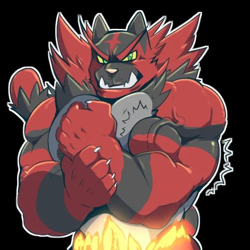 Incineroar Telegram Stickers page 8 full