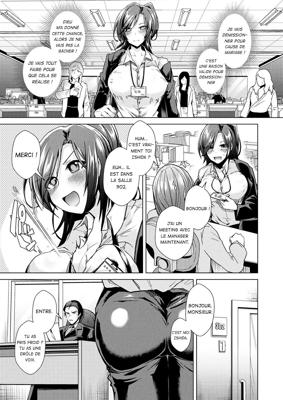 Nerae! Nyotaika Kotobukitaisya | Let's Aim For It! Turn into a Woman, Get Married and Resign from Work! page 3 full