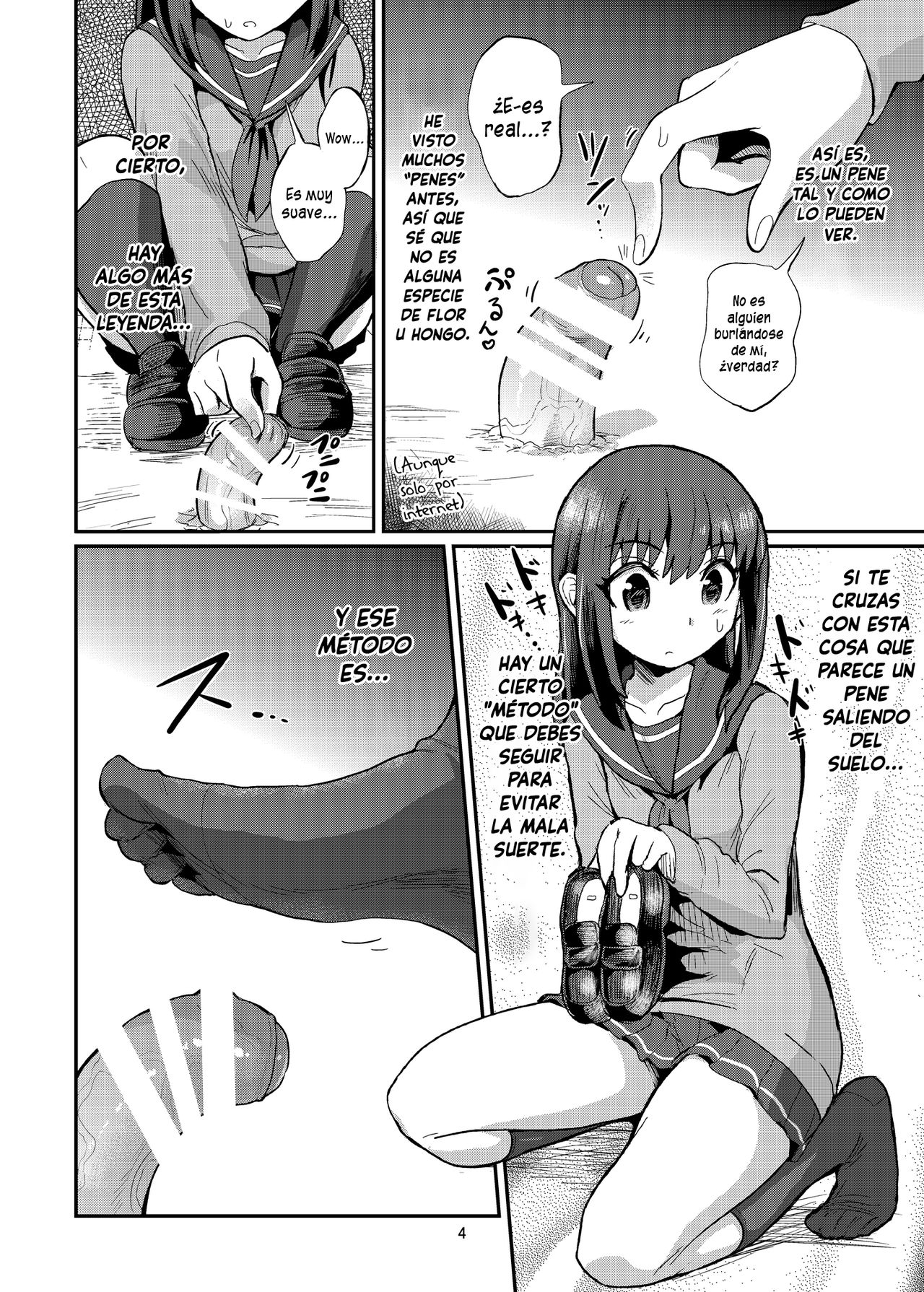Chinchin o Fumu Hanashi. | Una historia sobre pisar un pene. page 4 full