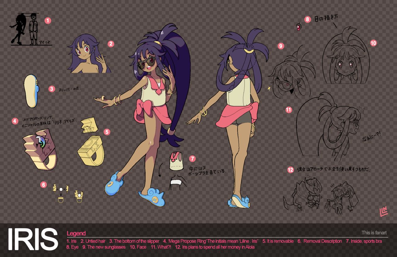 SFW Artwork of Iris by Liline/Tomaking and other artists page 1 full