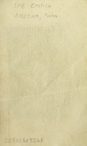 Die sechzehn wollüstigen Sonette cover