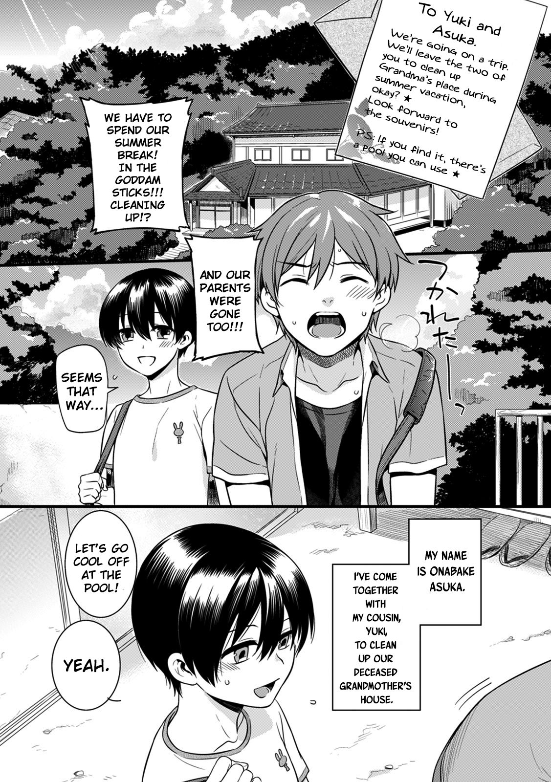 Onna no A○ko Demou… Iku Ore no Karada de Daibousou! Itoko no Dekka i “Are” ni Nando Mo Zetchou 1 | My Woman's Pussy Is... Cummiiing My Body Has Gone Wild!? Endlessly Climaxing With My Cousin's Huge "Thing"  ChoriS page 2 full