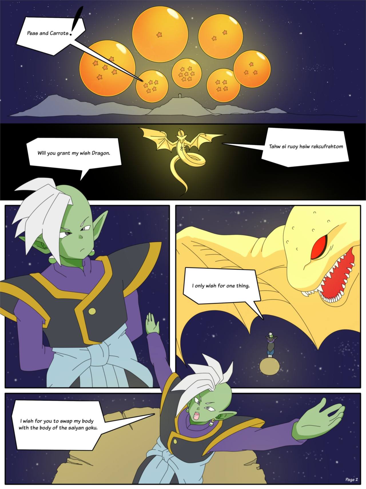 Dragon Ball Yamete – Zamasu’s Ambition  - english page 4 full