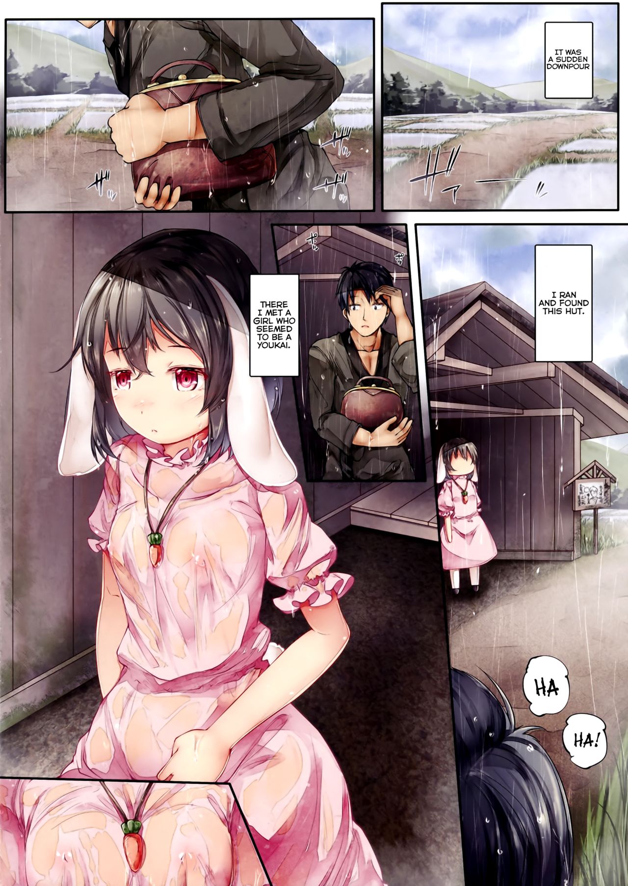 Nuresuke Tewi-chan to Tooriame no Jouji page 2 full