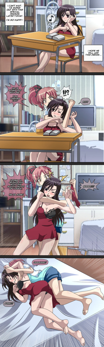 Yandere Catfight:kotohana vs haruka rematch cover