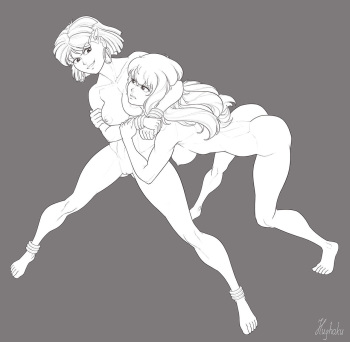 Louise vs Nadia Catfight cover