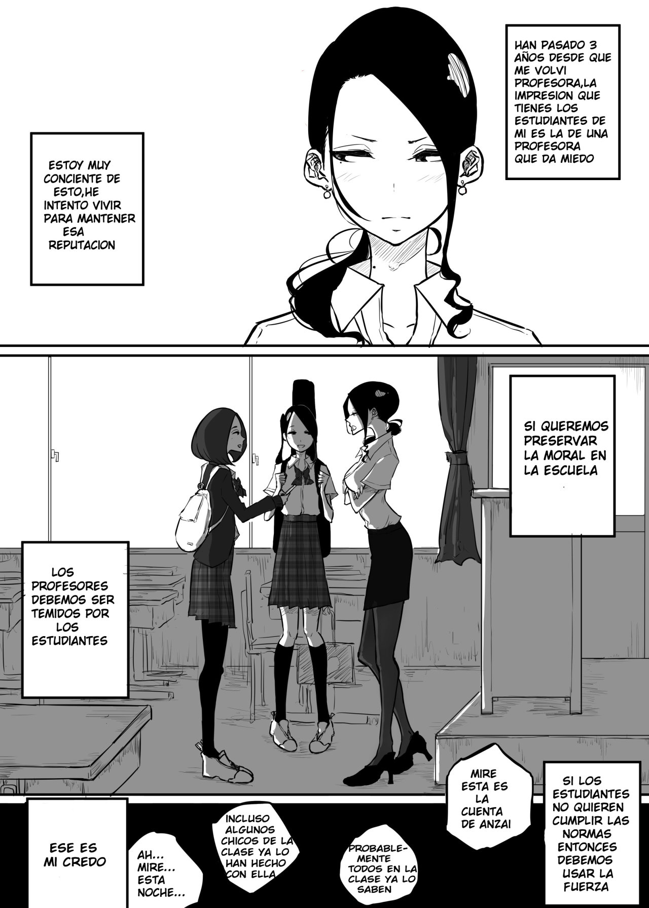 Sparta Sensei ga Oshiego no Bitch Gal ni Ecchi na Koto Sareru Hanashi | The Story of a Strict Teacher Who Got Fucked by Her Gyaru Bitch Student page 8 full