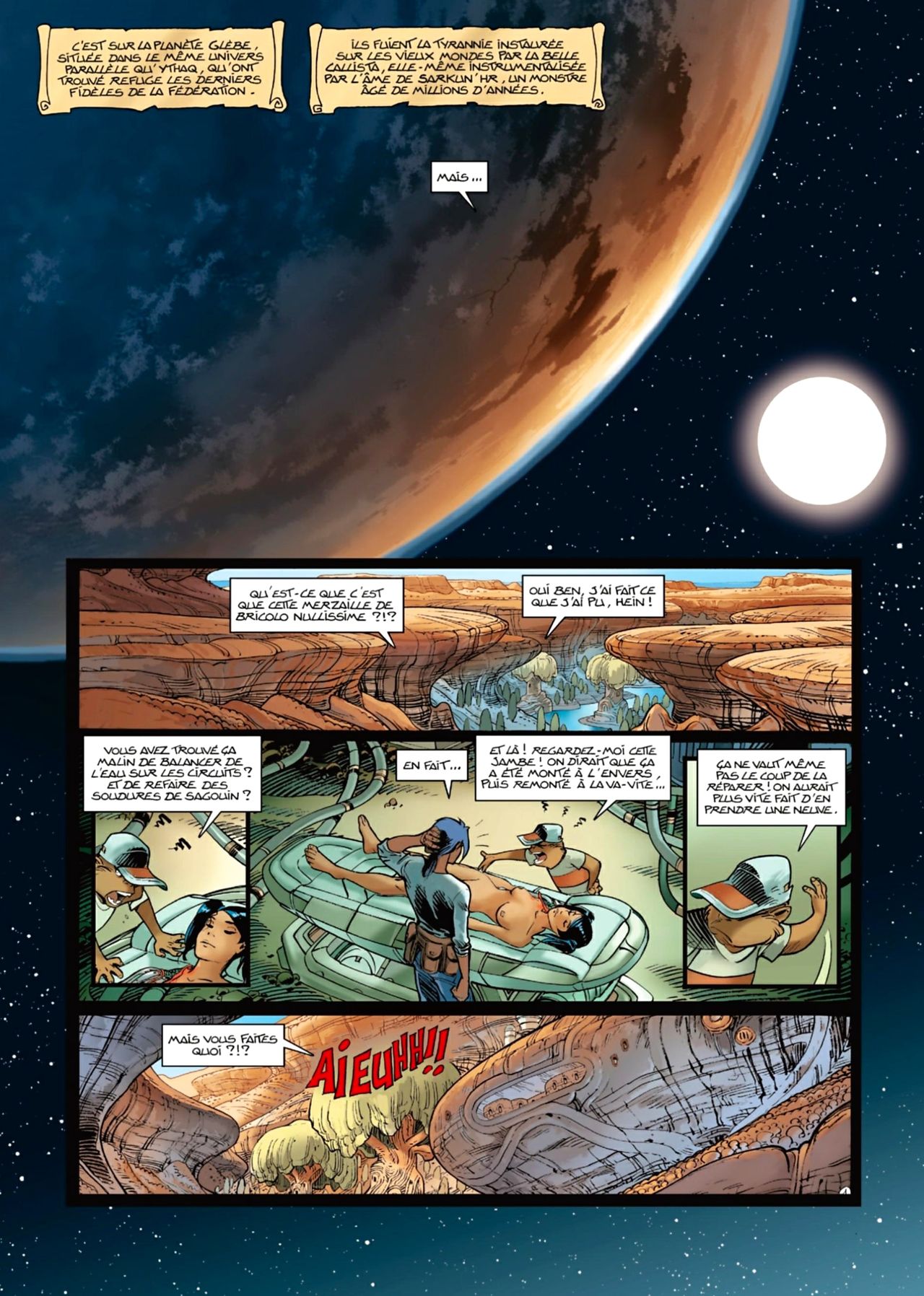 Les Naufrages d'Ythaq - T16 - Les Assiégés de Glèbe page 5 full