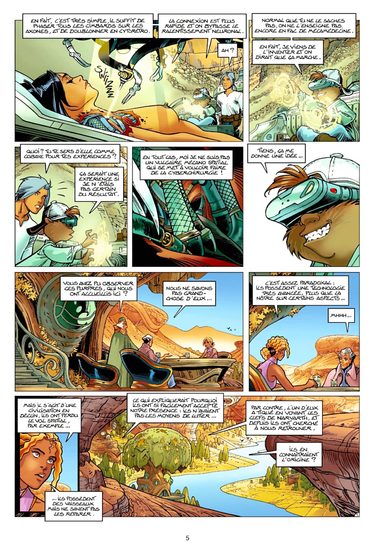 Les Naufrages d'Ythaq - T16 - Les Assiégés de Glèbe page 7 full