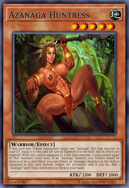 Yu-Gi-Oh Hentai Cards - Azanaga Archetype page 9 full