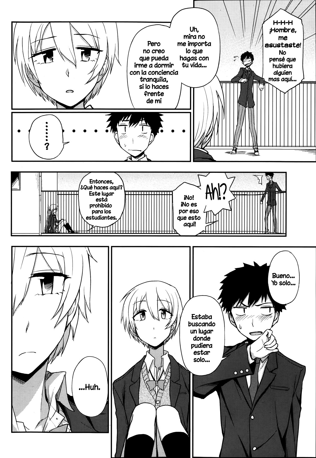 Okujou School Date | Rooftop School Date page 4 full