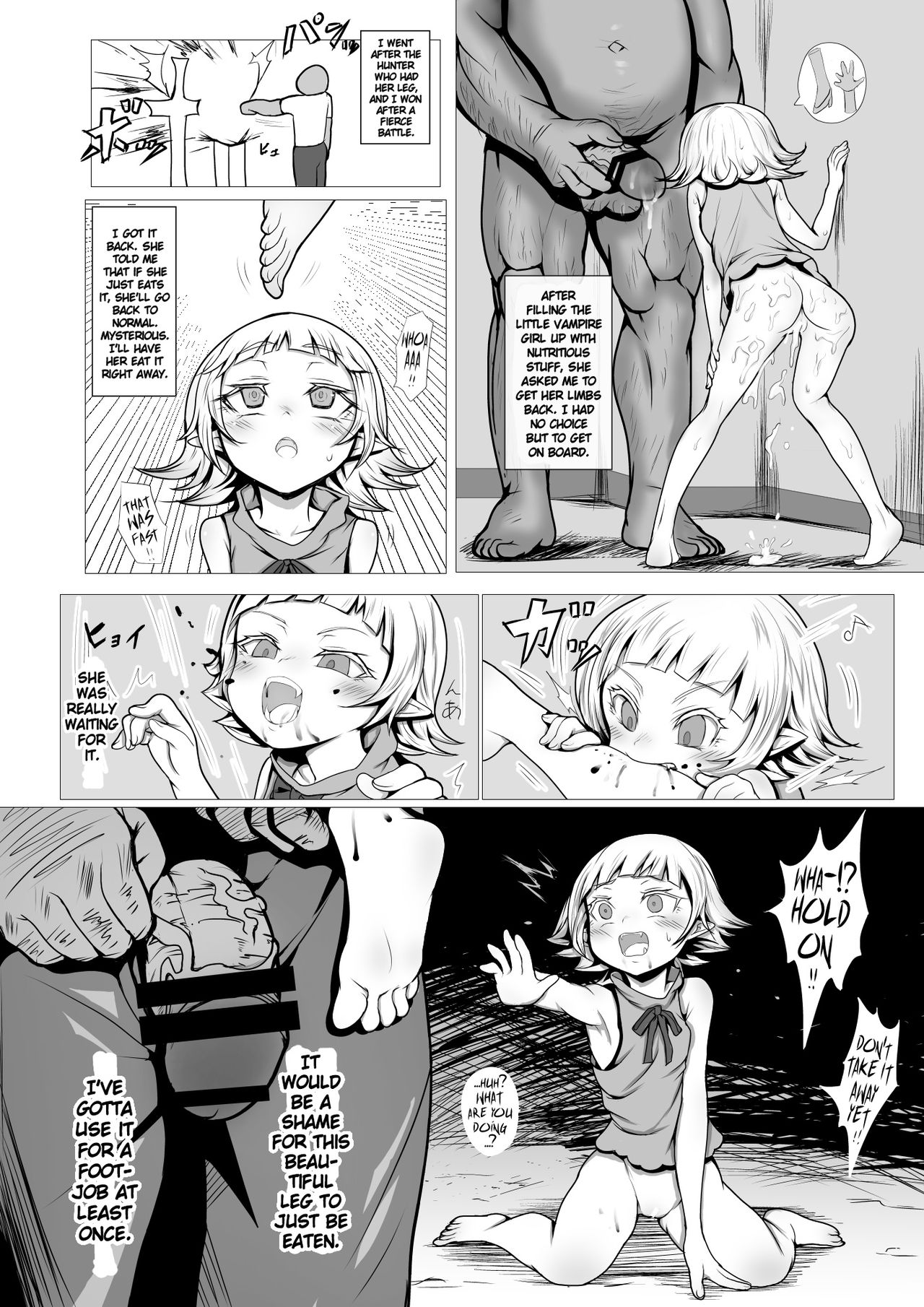 LOYAL BLOOD ~ I Trained a Loli Vampire by Making Her Suck Out My Semen ~ page 6 full
