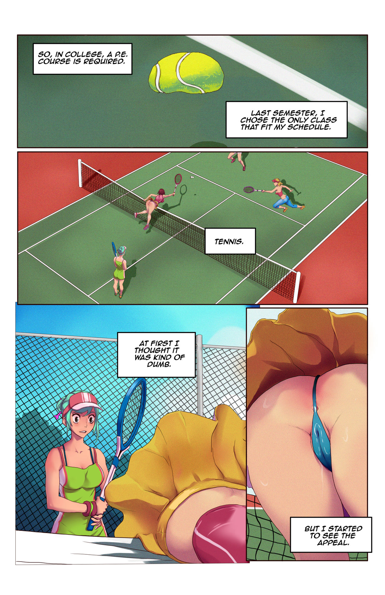 Time Stop and bop - Tennis page 1 full